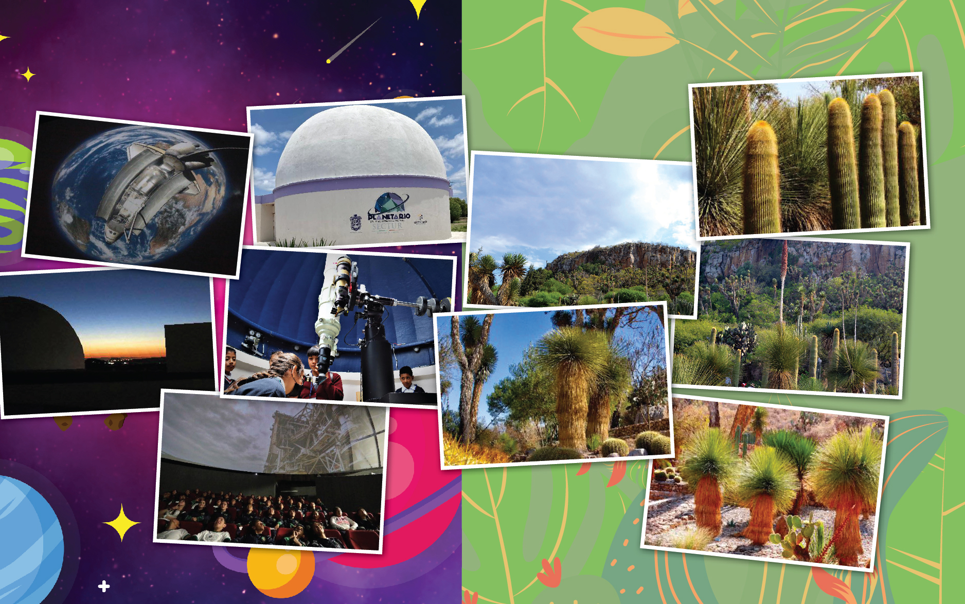 Planetario Dr. José Hernández Moreno y Jardín Botánico en Cadereyta