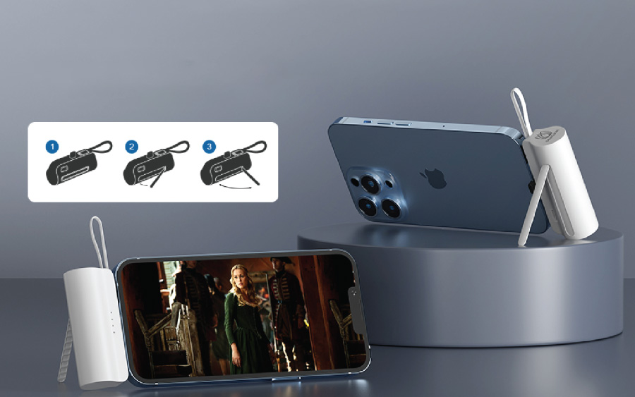 Mini power bank para iPhone