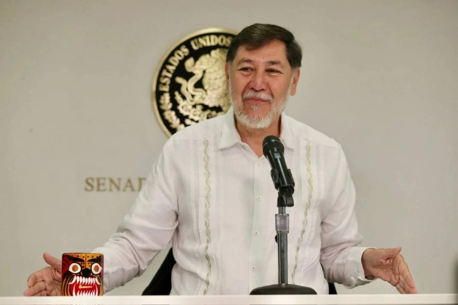 Noroña y su viaje internacional