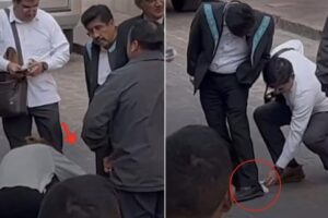 Ministro de la Corte y el gesto que dio de qué hablar en el Teatro de la República